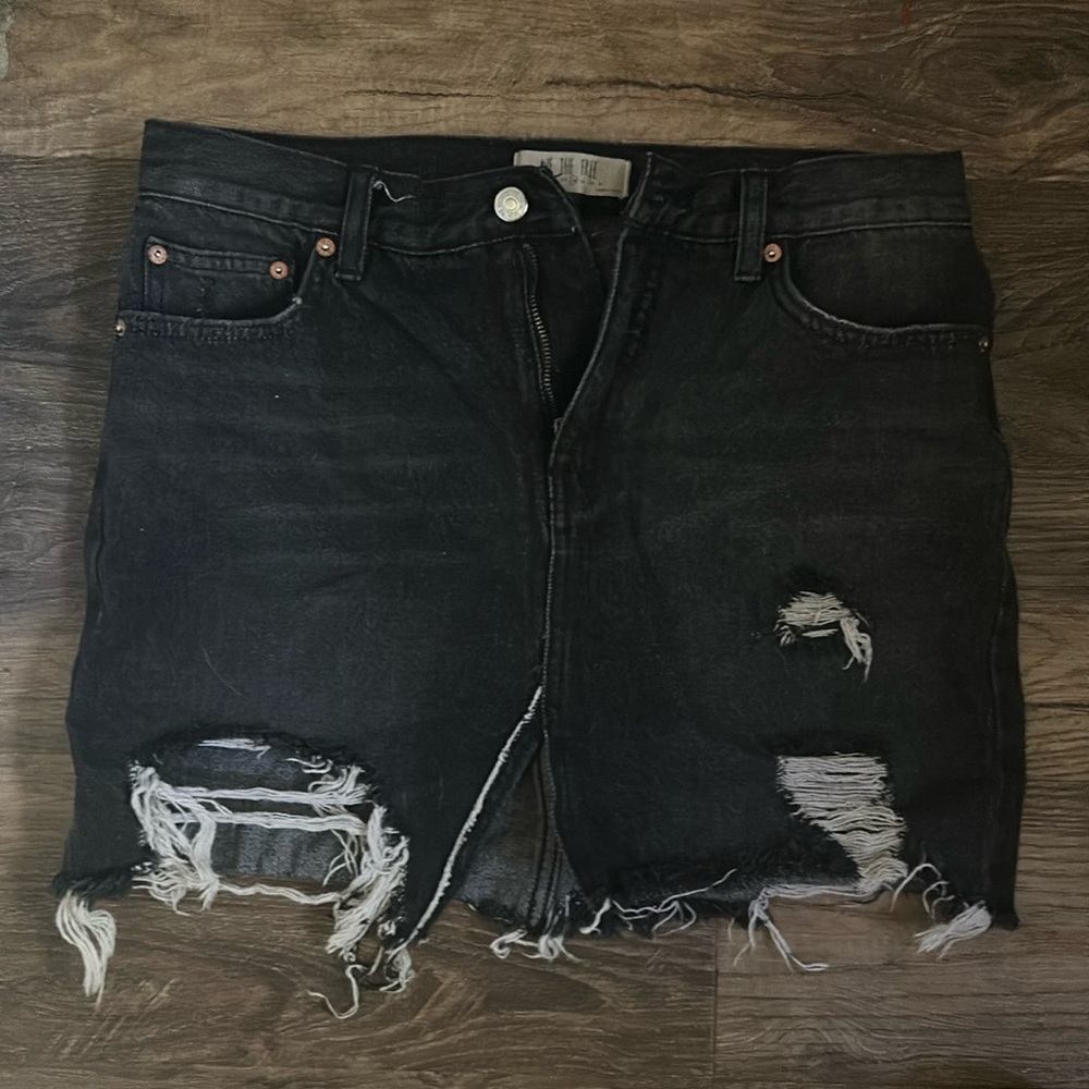 Black Free People skirt